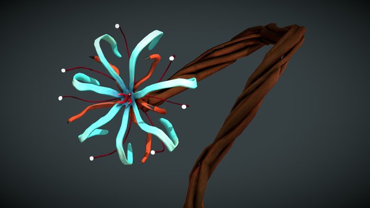 The tentacle plant 3D Model