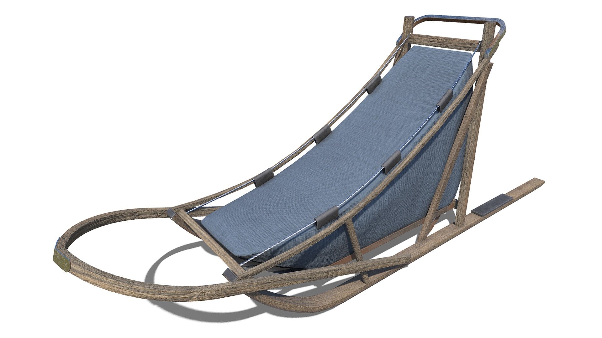 Husky Sledge / Sled / Sleigh — Sketchfab embed 3D viewer