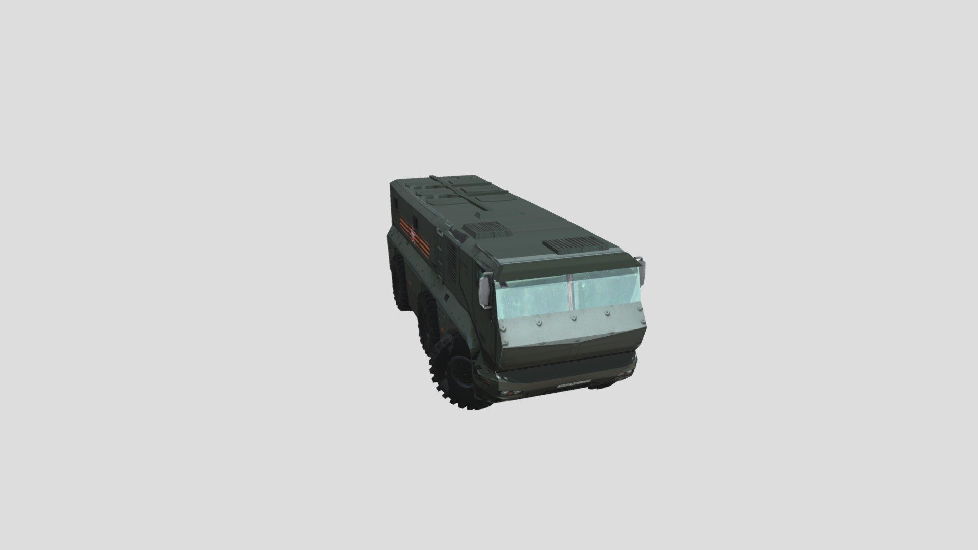 Kamaz Typhoon low poly