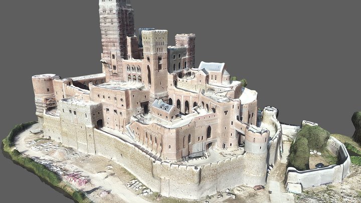 Stobnica Castle, Poland | Drone 3D Scan – Modello 3D gratuito STL