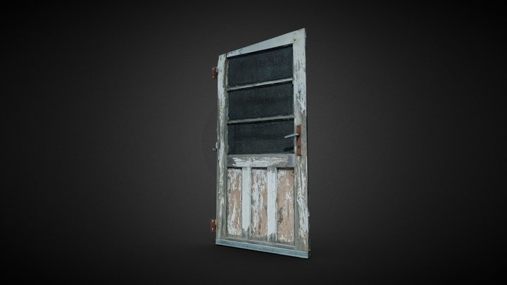 Wood Door Old 3D Scan – Modèle 3D gratuit STL
