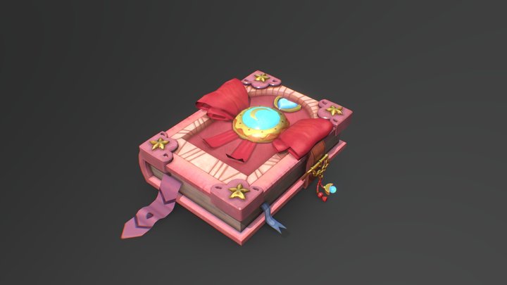 Sailor Magical Book 3D Model