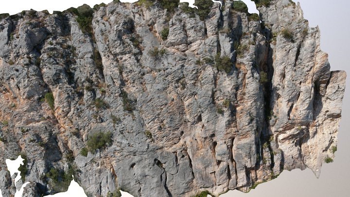 Marjan rock climbing crag (Split-Croatia) 3D Model