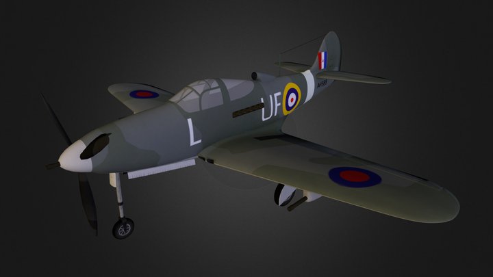 Bell P-39 Airacobra – Modello 3D gratuito STL