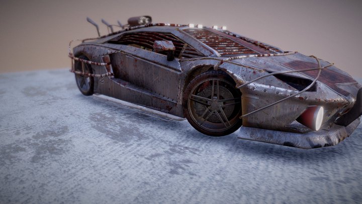 Madmax sports car 3D Model
