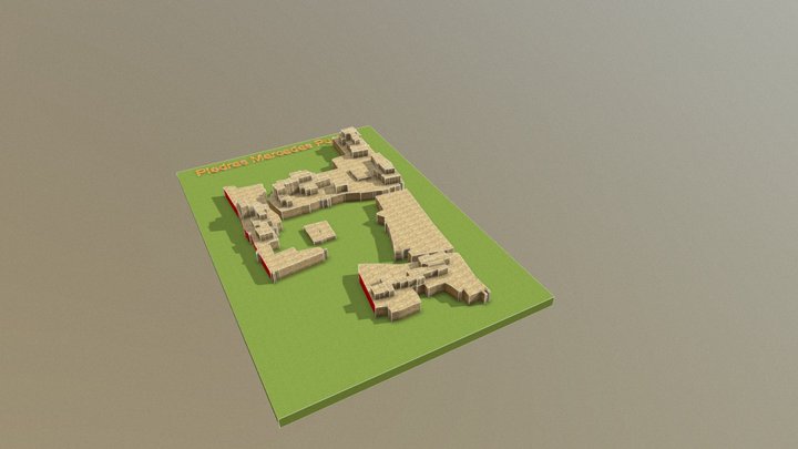 Piedras Marcadas Pueblo 3D Model