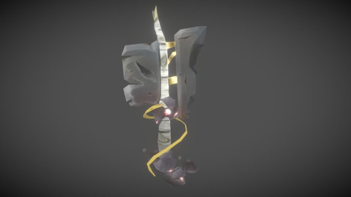 World of Warcraft inspired weapon 3D Model