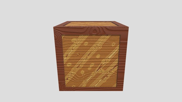 Crate 3D Model