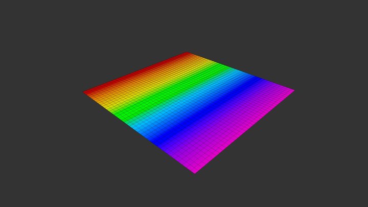 Fractal Rainbow Pool 3D Model