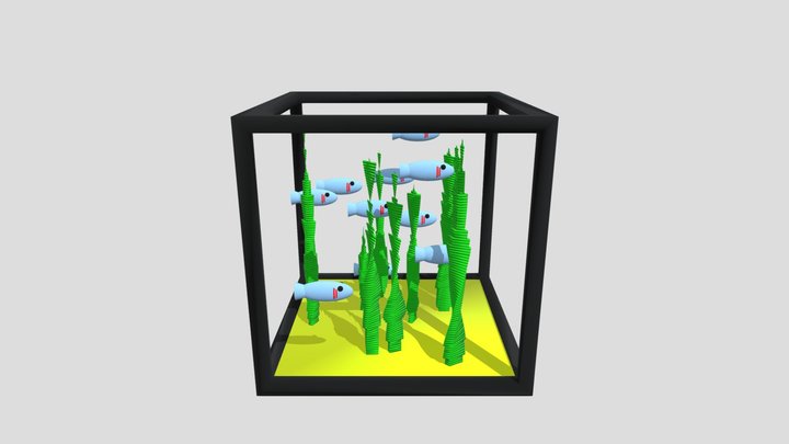 Akvariumas 3D Model