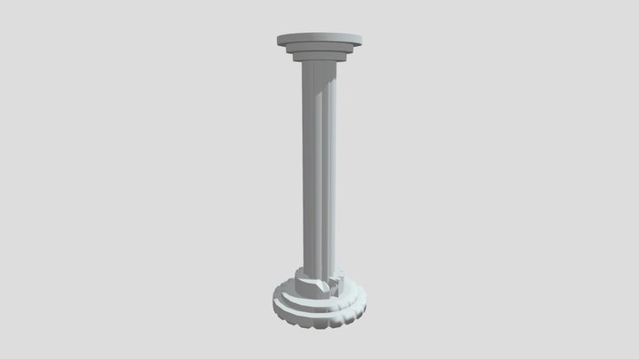 Classical Pillar 3D Model