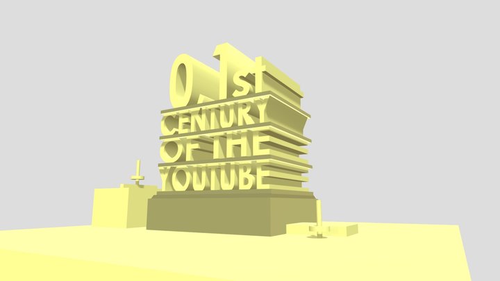 20th Century Fox Television logo - 3D model by demorea_simpson