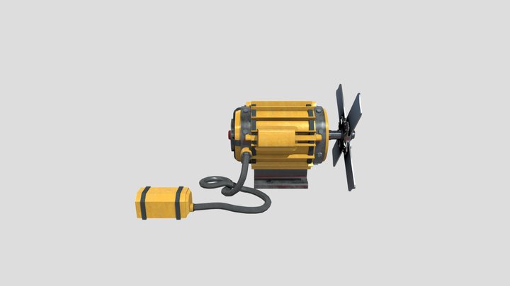 old_fan_motor 3D Model