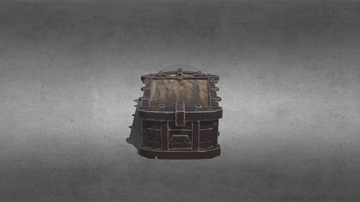 wooden box 3D Model