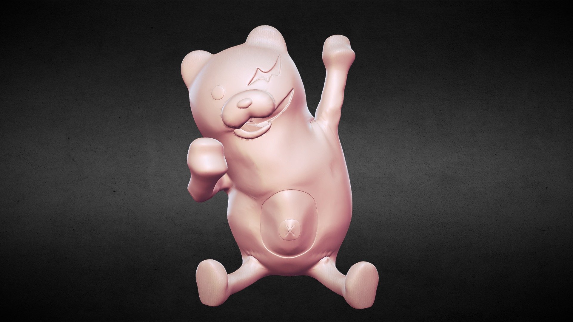 Monokuma 3D Printable | Danganronpa - 3D model by RoSaPraMi ...