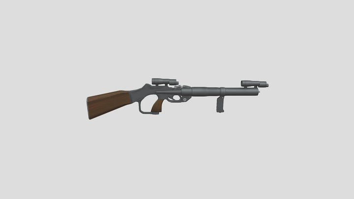 Relby V-10 Mortar Gun 3D Model