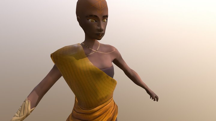 Monk 3D Model