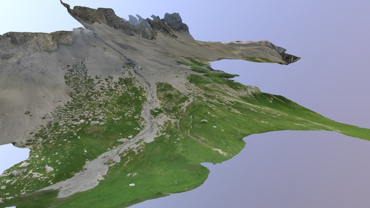 Talus slope at Col du Sanetsch, CH 3D Model