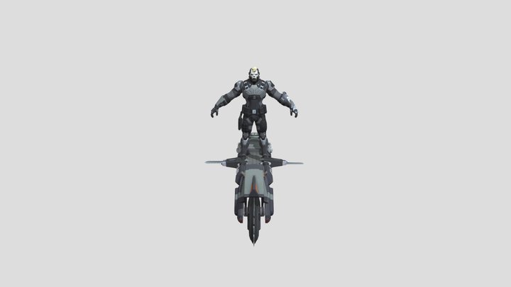 Fortnite Gunnar Outfit (Helmet is Removable!) – Free 3D Model STL