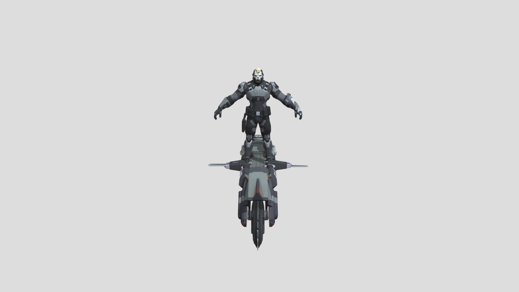 Fortnite Gunnar Outfit (Helmet is Removable!)