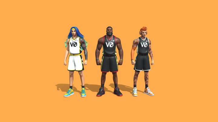 v0 Players Basketball Game Streetball Free
