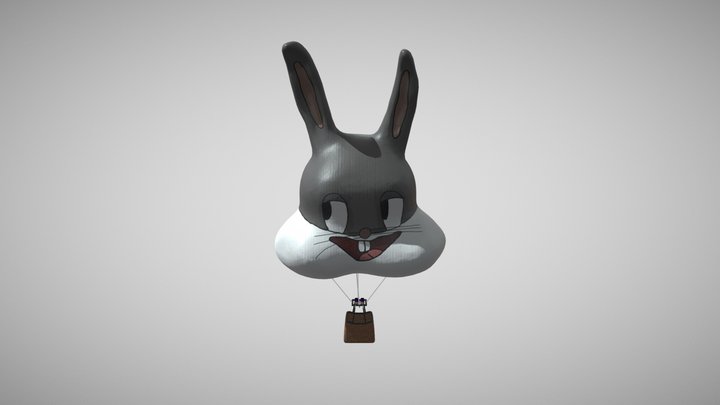 Hot Air Balloon 3D Model