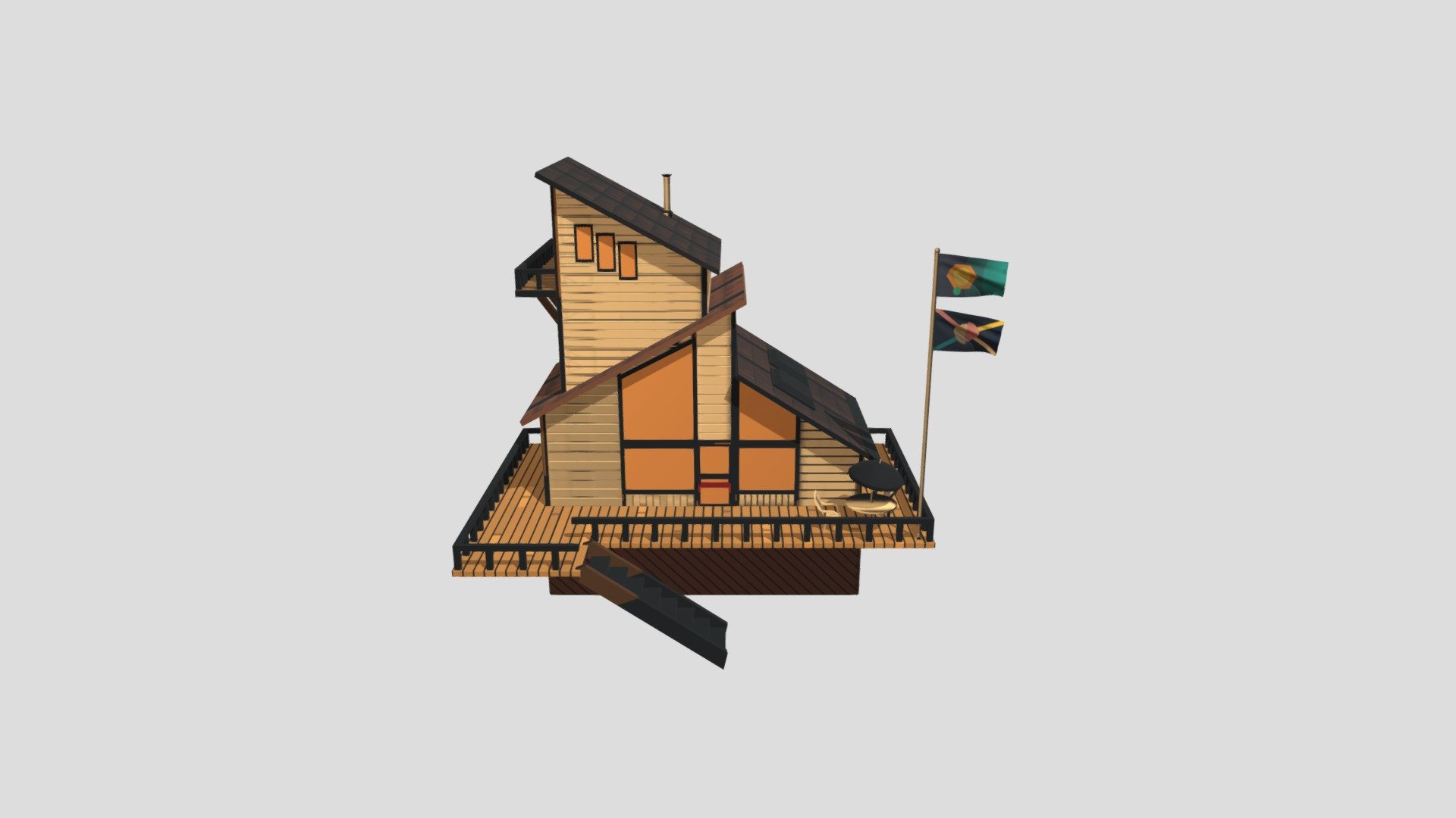 Steven Universe Future House 3D model by Dornellas [170354e] Sketchfab