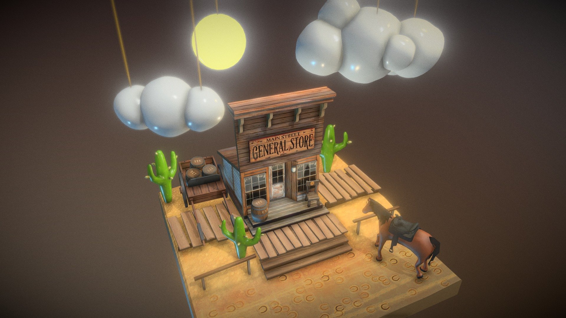 General Store — Sketchfab embed 3D viewer