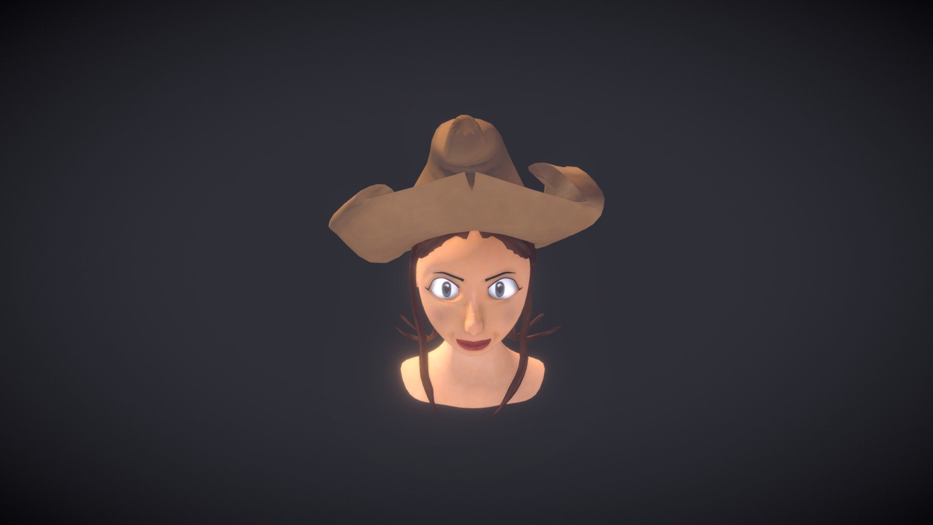 Cowgirl 3d Model By Souvikkol 17040f7 Sketchfab