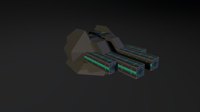 GI Turret Bb Daemon Mk1 3D Model