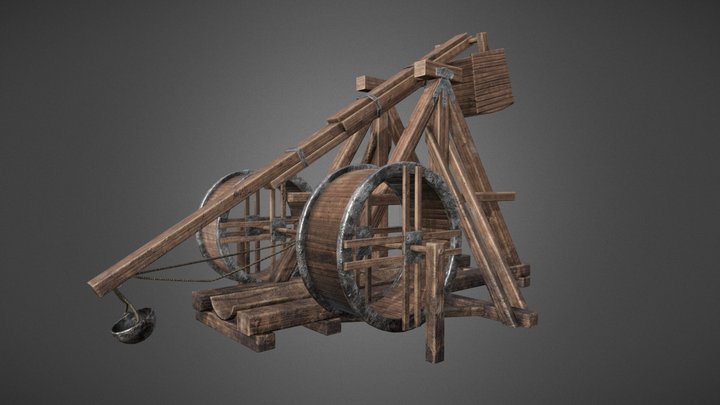Trebuchet 3D Model