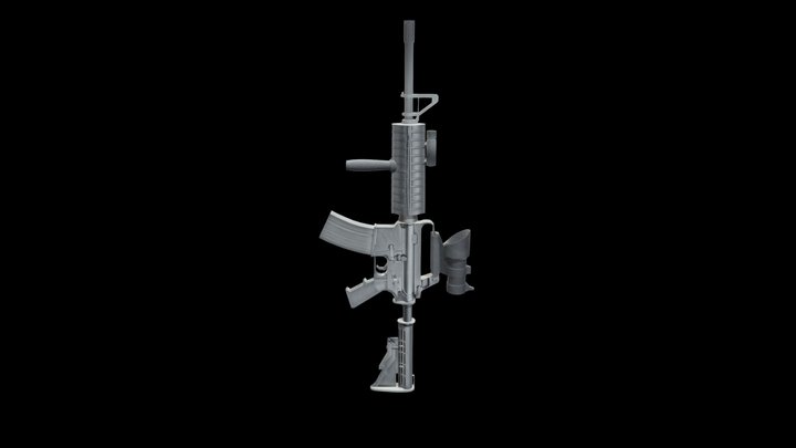 me Rifle 3D Model