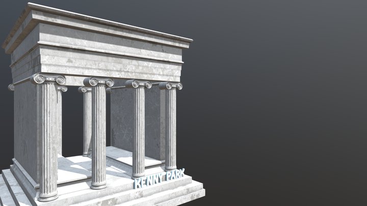 Greek Structure 3D Model