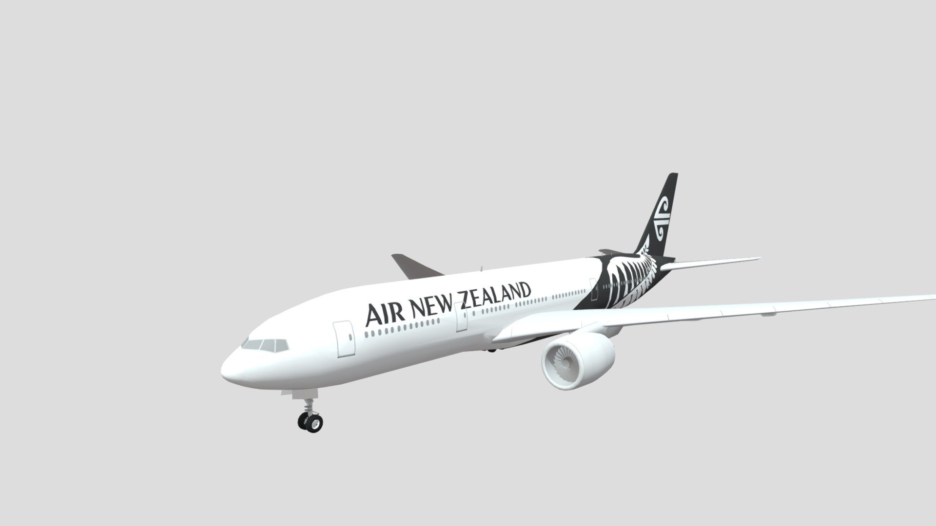 Air New Zealand Boeing 777 219 ER updated livery