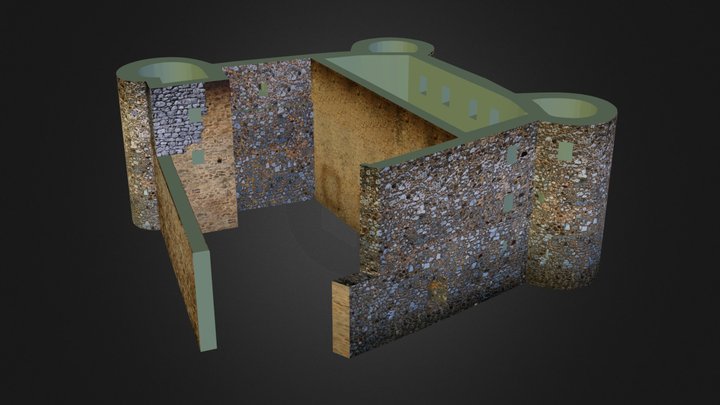 DUBOVAC CASTLE WORK IN PROGRESS 2 3D Model