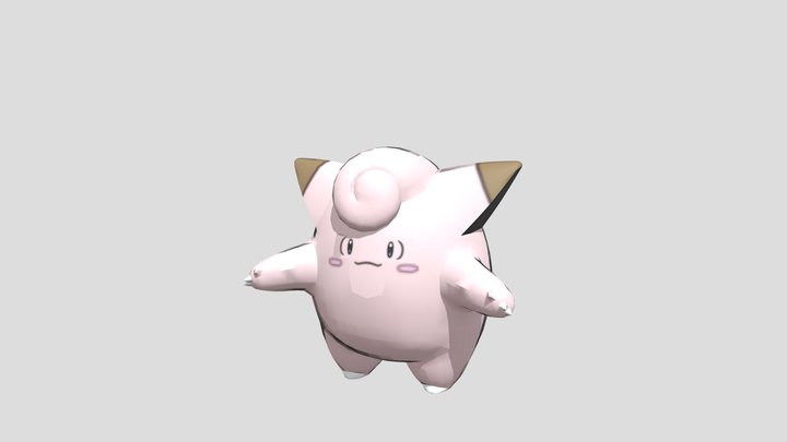 Clefairy 3D Model