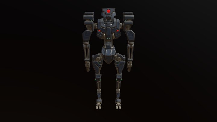 Robot soldier 3D Model
