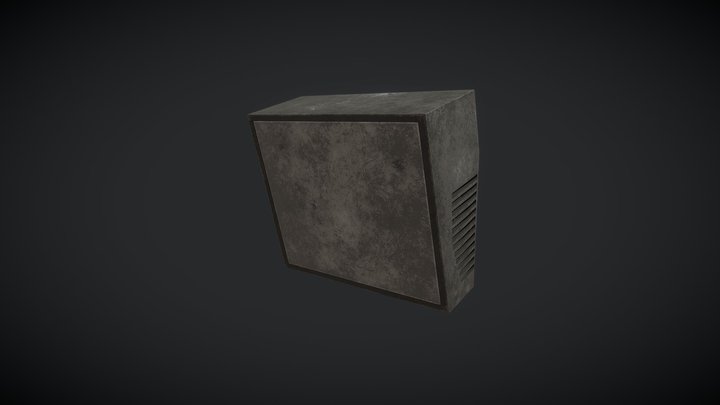 School wall mount speaker 3D Model
