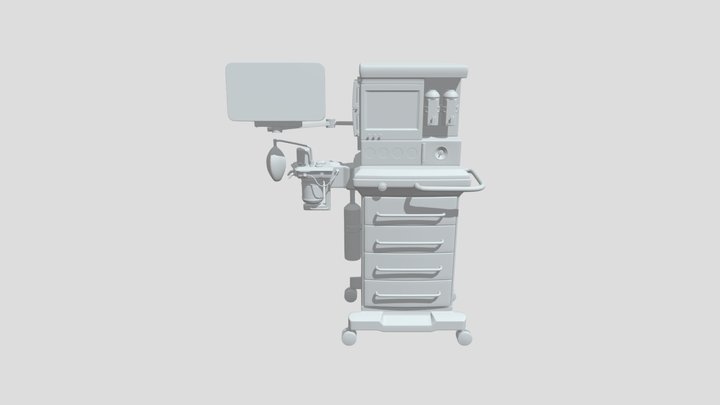 Anaesthetic_machine_Fbx 3D Model
