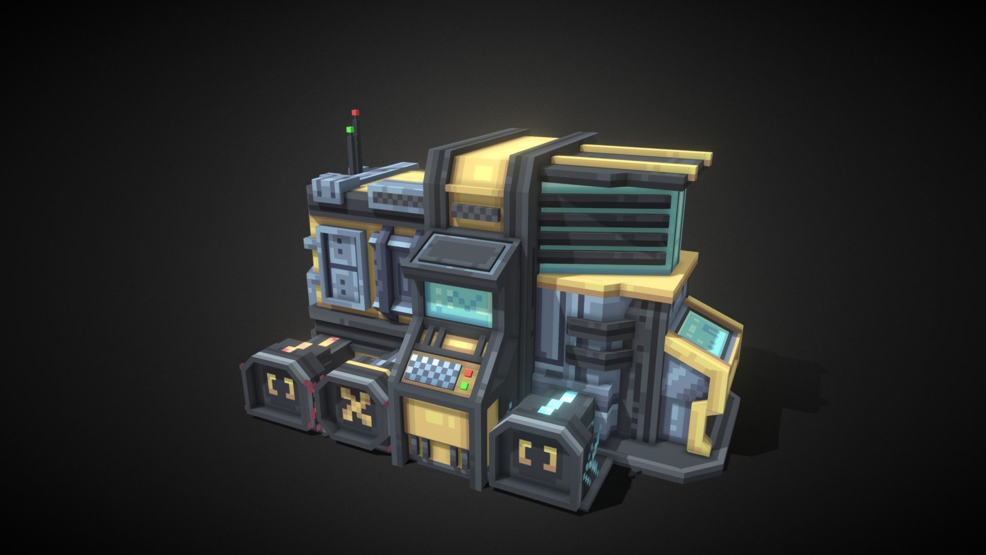 Lithography machine - 3D model by Guiloong [1707717] - Sketchfab