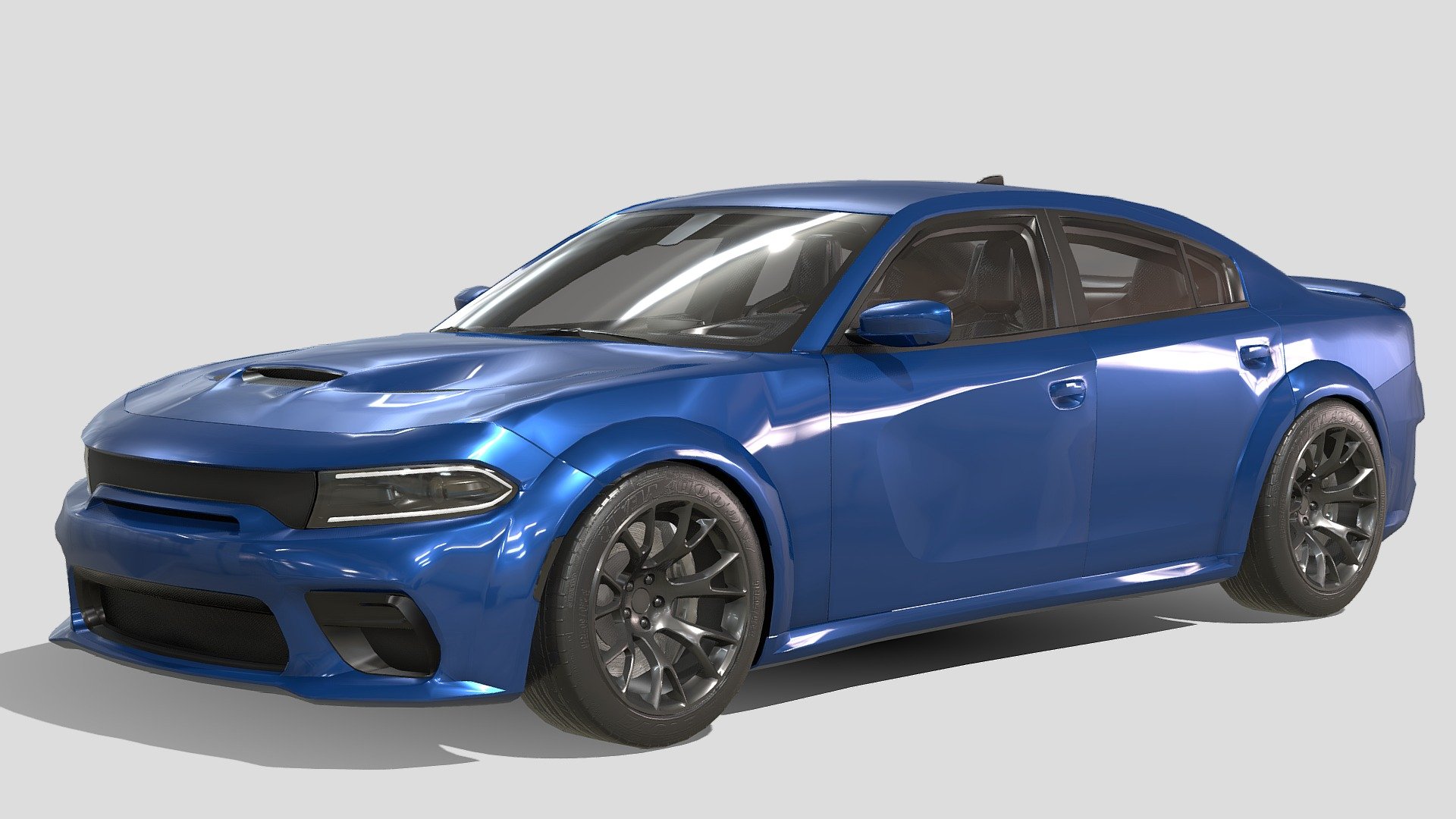 Dodge Charger SRT Hellcat 2020 - Buy Royalty Free 3D model by Phazan ...