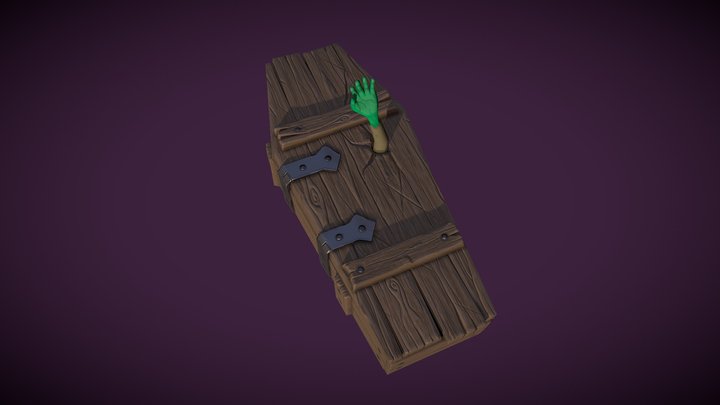 Stylized coffin