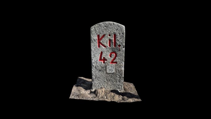 Milestone Oberalppass Km 42 von Altdorf – Modèle 3D gratuit STL