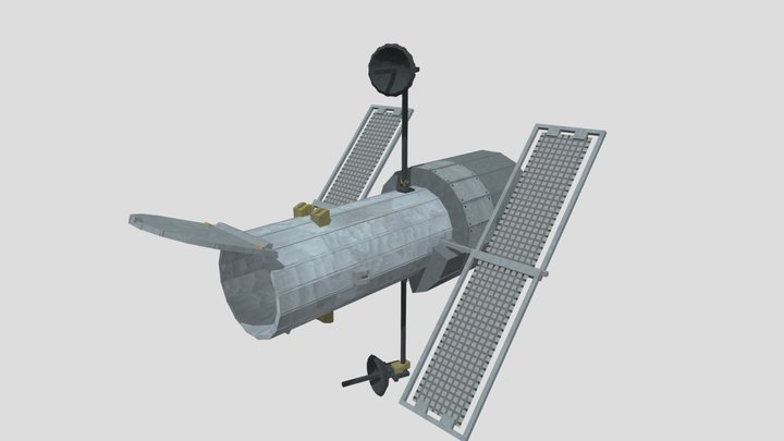 Minecraft Hubble Space Telescope 3D Model