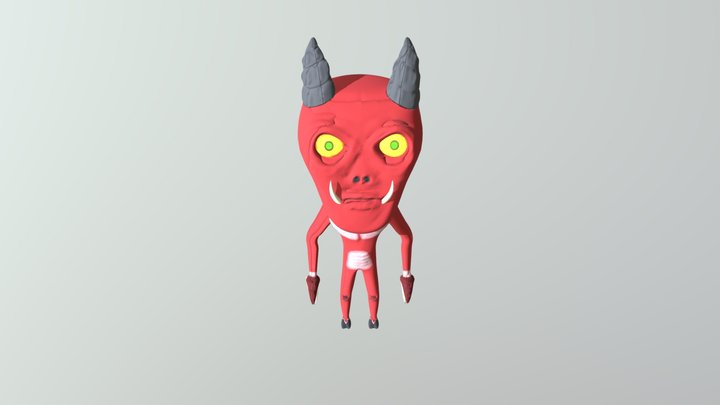 Chibi Devil 3D Model