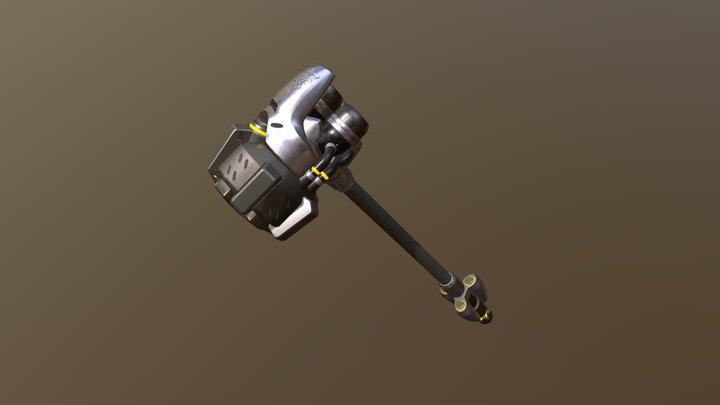 Reinhardt - Rocket Hammer 3D Model