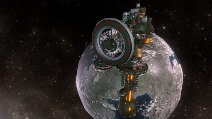 Space Reactor 3D Model
