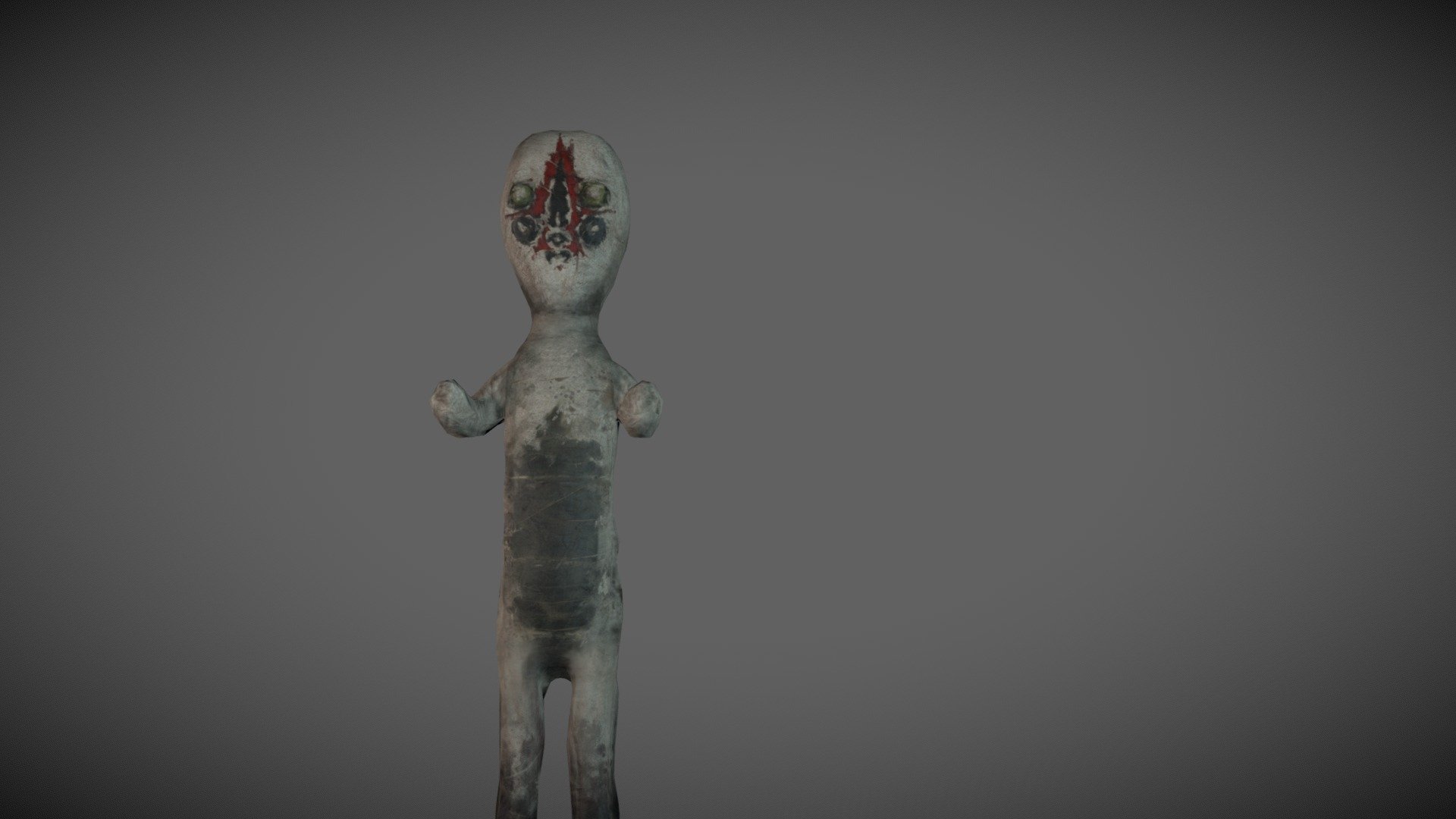 SCP-173 Monster - 3D Model Animated - PixelBoom