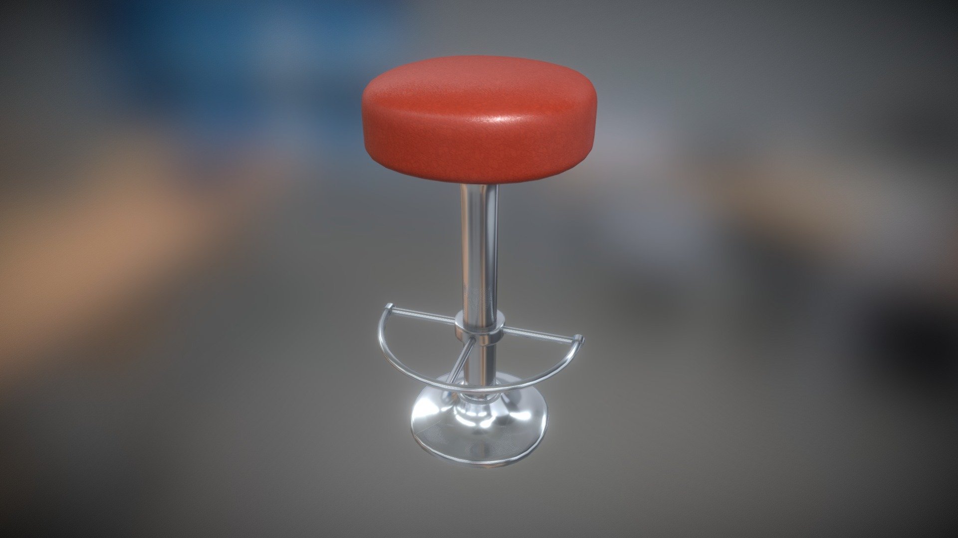 Barstool — Sketchfab embed 3D viewer