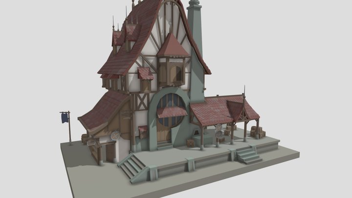 XYZ 5 homework. Model 2 3D Model